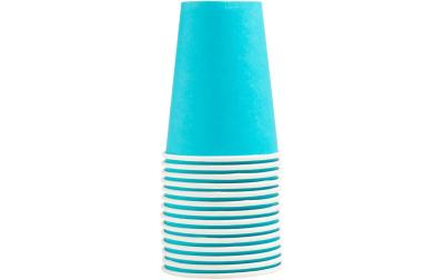 PRO nappe Einweg-Becher Türkis, 15 Stück