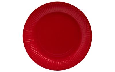 PRO nappe Einweg-Teller Rot, 20 Stück