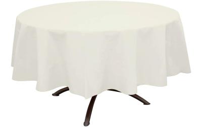 PRO nappe Tischtuch Weiss, D: 240 cm, rund