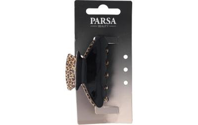 PARSA Haarklammer mit Leomuster, schwarz