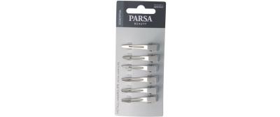PARSA Metall Haarclips, silber