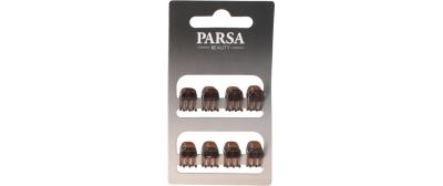 PARSA Haarklammern klein, braun