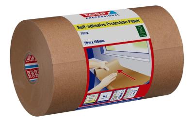 Schutzpapier selbstklebend, 50 m x 15 cm