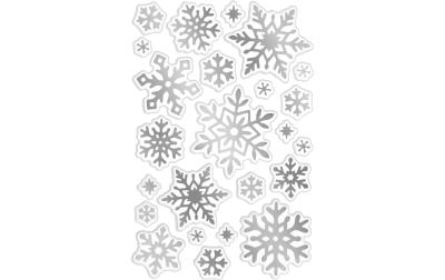 B+C Sticker Silver Crystals