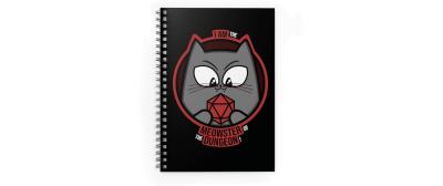 Notizbuch Meowster of the Dungeon