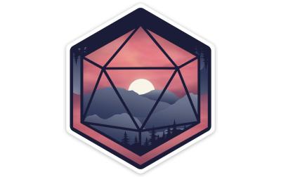 Sticker Mountain D20