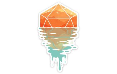 Sticker A D20 Sunset
