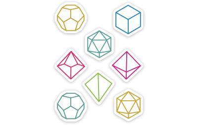 Minimal DnD Sticker