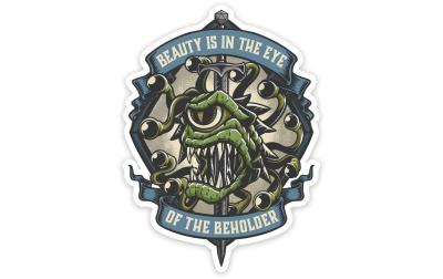 Eye of The Beholder Sticker