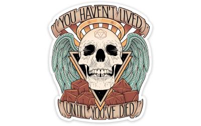 Character Death Sticker