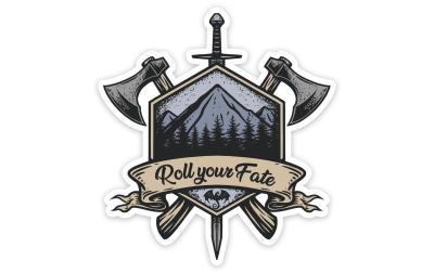 Roll Your Fate Sticker