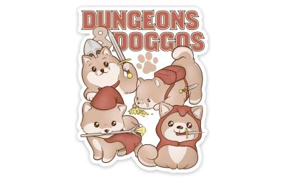Dungeons & Doggos Sticker