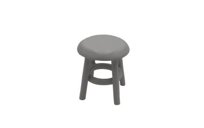 Bottsa Mini-Figur Hocker weiss