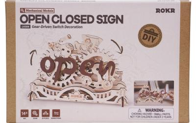 RoboTime Open Closed Schild