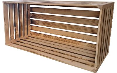 Holz Zollhaus Holzharasse geflammt