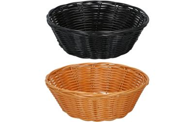 Alpina Brotkorb-Set, 2 Stück, Natur&Schwarz