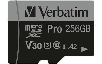 Verbatim Card Pro U3 SDXC Card C10 256GB
