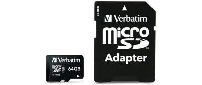 Verbatim Card Pro U3 SDXC Card C10 64GB