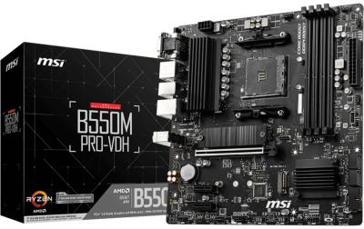 MSI B550M PRO-VDH, AM4, mATX