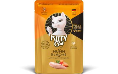 KittyCat Filét Paté Pouch Huhn, Lachs