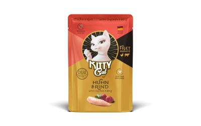 KittyCat Filét Paté Pouch Huhn, Rind