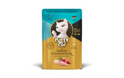 KittyCat Filét Paté Pouch Huhn, Thunfisch