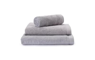URBANARA Faia Duschtuch Hellgrau 4er-Set