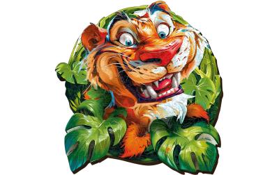 Holzpuzzle Tiger