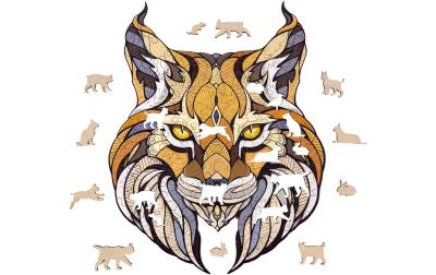 Holzpuzzle Luchs