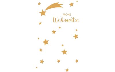 ABC Weihnachtskarte Frohe Weihnachten