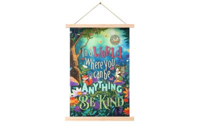 Mini Crystal Art Scroll Kit Be Kind 20x30cm