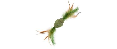 Wouapy Katzenspielzeug Big Doppelfeder