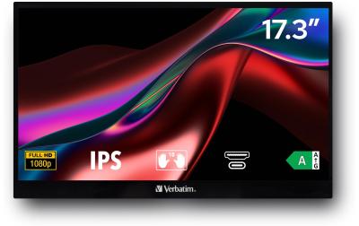 Verbatim Portable Touchscreen Monitor 17.3
