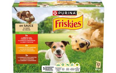 Friskies Dog Adult Fleisch 12x85g