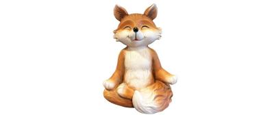 Dameco Dekofigur Fuchs Yoga