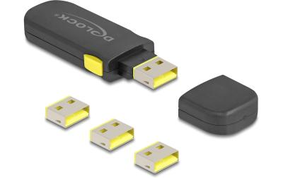 Delock USB Port Blocker Set, USB-A, 4 Stk