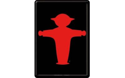 Nostalgic Art Postkarte Ampelmann Rot