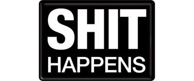 Nostalgic Art Postkarte Shit Happens