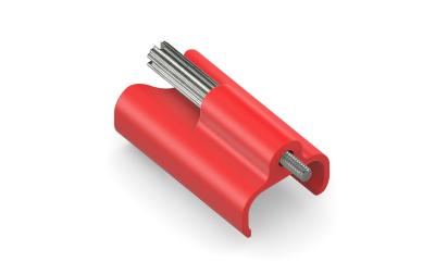 MicroX4 Verriegelungsclip, rot, 1 Stk