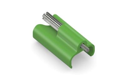 MicroX4 Verriegelungsclip, grün, 10 Stk