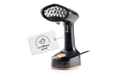 CLEANmaxx Dampfbürste faltbar 1600W schwarz