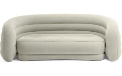 Intex Sofa geschwungen Olive-Beige