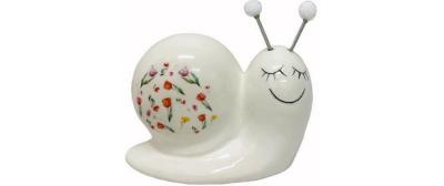 Dameco Aufsteller Schnecke mit Blumenmuster
