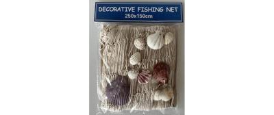 Dameco Aufhänger Fischernetz mit Muscheln