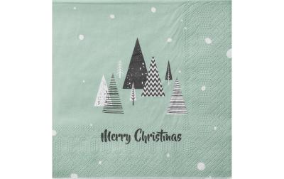 Eglo Weihnachtsservietten Tannen