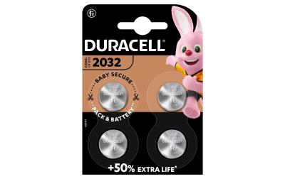DURACELL Lithium CR2032, 4 Stk