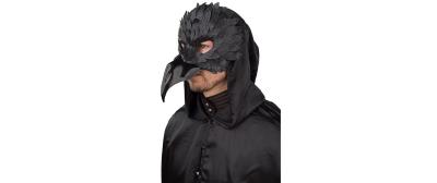 Halloween Maske Rabe Unisize