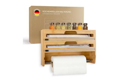 Exitoso Küchenpapierhalter Wand Bambus