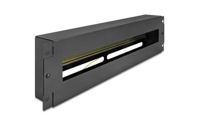 Delock 19 Schutzschalterleiste, Schwarz