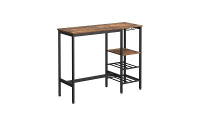 Vasagle Bartisch Industrial Braun-Schwarz